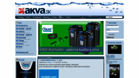 What Akva.sk website looked like in 2021 (2 years ago)
