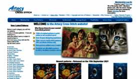 What Artecy.com website looked like in 2021 (2 years ago)