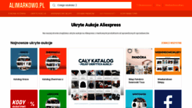 What Alimarkowo.pl website looked like in 2021 (2 years ago)