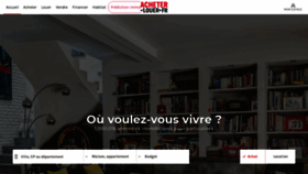 What Acheter-louer.fr website looked like in 2021 (2 years ago)