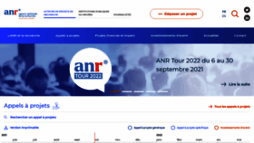 What Agence-nationale-recherche.fr website looked like in 2021 (2 years ago)