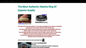 What Atlantisrings.com website looked like in 2021 (2 years ago)
