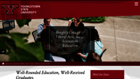 What As.ysu.edu website looked like in 2021 (4 years ago)