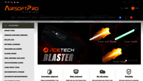 What Airsoftpro.cz website looked like in 2021 (2 years ago)