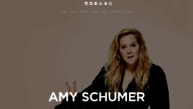 What Amyschumer.com website looked like in 2021 (2 years ago)