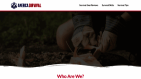 What Americasurvival.org website looked like in 2021 (2 years ago)