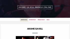 What Akame-ga-kill-manga-online.com website looked like in 2021 (2 years ago)