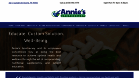 What Anniesrx.com website looked like in 2021 (2 years ago)