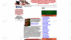 What Asianonlinerecipes.com website looked like in 2021 (2 years ago)