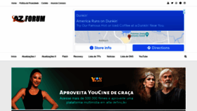 What Azforum.com.br website looked like in 2021 (2 years ago)