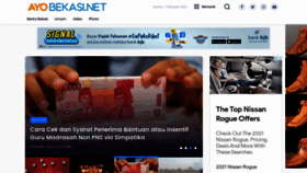 What Ayobekasi.net website looked like in 2021 (2 years ago)