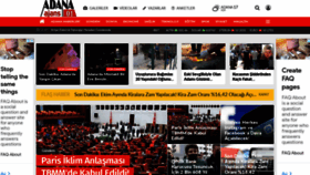 What Adanaajans.net website looked like in 2021 (2 years ago)