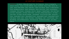 What A1historydunbar.com website looked like in 2021 (2 years ago)