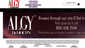 What Algy.com website looked like in 2021 (2 years ago)