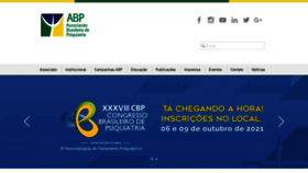 What Abp.org.br website looked like in 2021 (2 years ago)