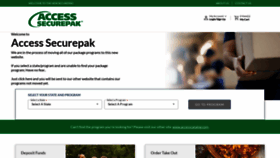 What Accesssecurepak.com website looked like in 2021 (2 years ago)