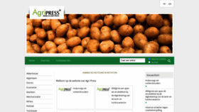 What Agripress.be website looked like in 2021 (2 years ago)