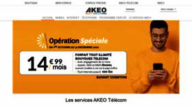 What Akeotelecom.com website looked like in 2021 (2 years ago)