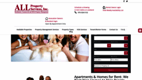 What Allpropertyservices.com website looked like in 2021 (2 years ago)