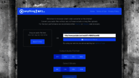What Anything2mp3.cc website looked like in 2021 (4 years ago)