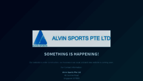 What Alvinsports.com website looked like in 2021 (2 years ago)