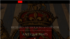 What Antiquemaps.com website looked like in 2021 (2 years ago)