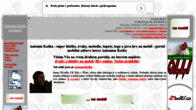 What Antonin-kaska.cz website looked like in 2021 (2 years ago)