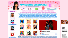 What Apaczowe-ubieranki.pl website looked like in 2021 (2 years ago)
