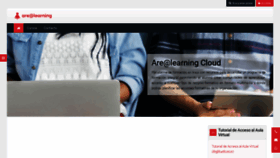 What Areaelearning.es website looked like in 2021 (3 years ago)