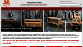 What Ancientwisdom.biz website looked like in 2021 (2 years ago)
