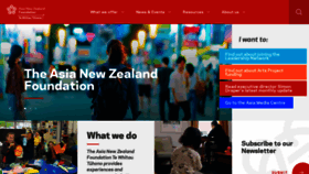 What Asianz.org.nz website looked like in 2021 (2 years ago)
