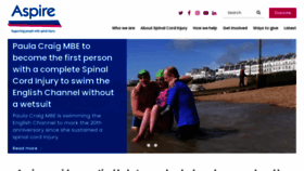 What Aspire.org.uk website looked like in 2021 (2 years ago)