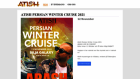 What Atish.se website looked like in 2021 (2 years ago)