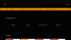 What Audiniai.lt website looked like in 2021 (2 years ago)