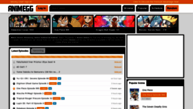 What Animegg.org website looked like in 2021 (2 years ago)
