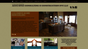 What Accu-specconstruction.com website looked like in 2021 (4 years ago)