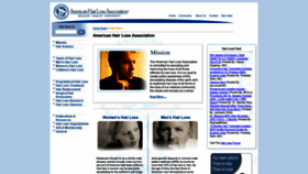 What Americanhairloss.org website looked like in 2021 (2 years ago)