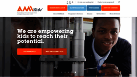 What Amikids.org website looked like in 2021 (2 years ago)