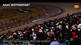 What Adac-motorsport.de website looked like in 2021 (2 years ago)