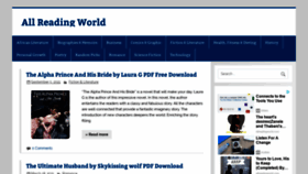 What Allreadingworld.com website looked like in 2021 (2 years ago)