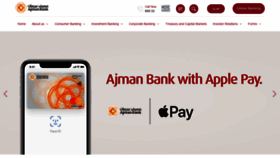 What Ajmanbank.ae website looked like in 2021 (5 years ago)