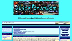 What Abacoforum.com website looked like in 2021 (2 years ago)