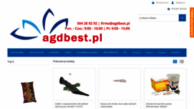 What Agdbest.pl website looked like in 2021 (2 years ago)