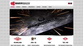 What Akkayamakina.com.tr website looked like in 2021 (2 years ago)