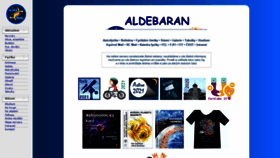 What Aldebaran.cz website looked like in 2021 (2 years ago)