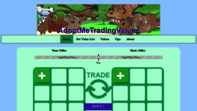 What Adoptmetradingvalues.com website looked like in 2021 (2 years ago)