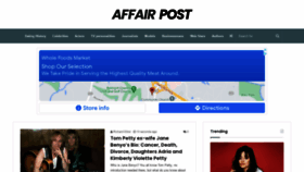 What Affairpost.com website looked like in 2021 (2 years ago)