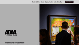 What Artdealers.org website looked like in 2021 (2 years ago)