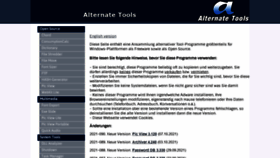 What Alternate-tools.com website looked like in 2021 (2 years ago)
