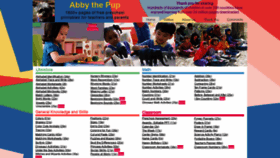 What Abbythepup.com website looked like in 2021 (2 years ago)